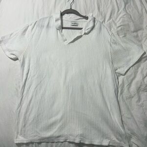 Goodfellow & Co Textured White Polo Shirt